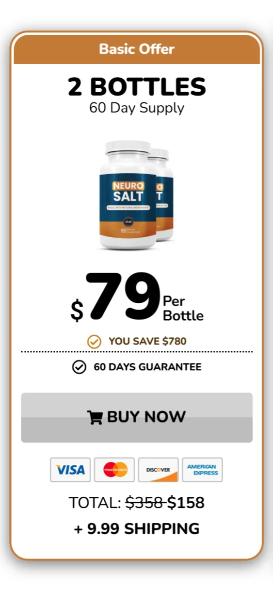 NeuroSalt 2 bottles pricing